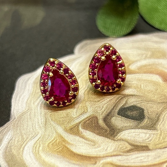 Kate Spade Light Up The Room Holiday Stud Earrings (Pink) NWT - Picture 1 of 15